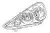 BOSCH 0 318 162 213 Headlight